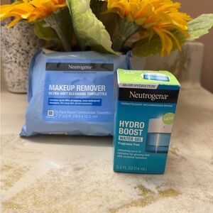 Neutrogena Cleansing Towelettes and Hydro Boost Gel Duo